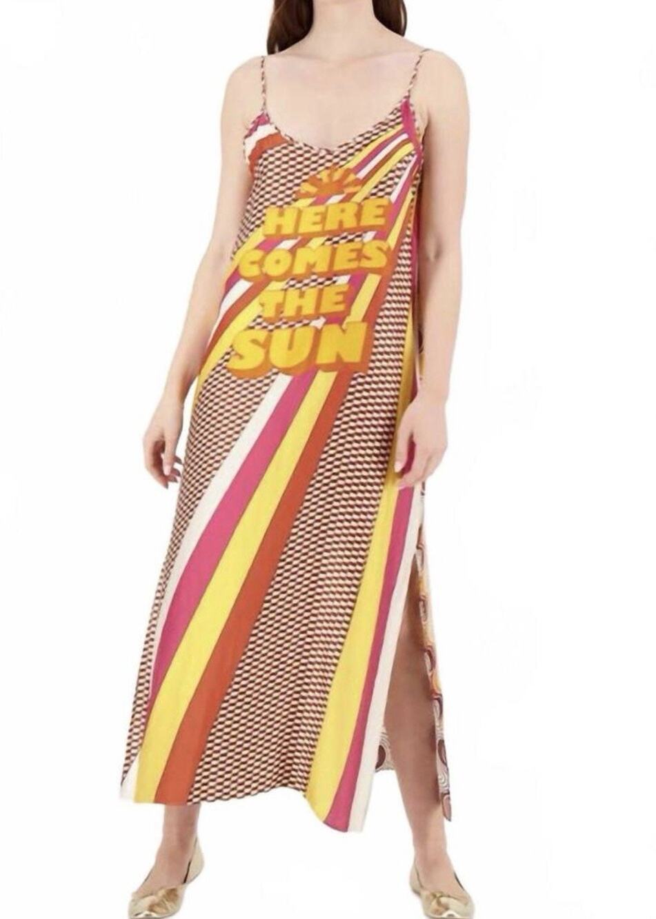 ME369 olivia camisole dress in here comes the sun Women’s Medium